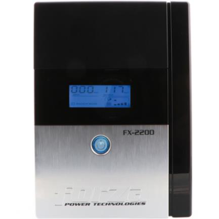 FORZA POWER TECHNOLOGIES - UPS Forza FX-2200LCD Interactivo 2200VA/1200W 8 Salidas Giga y Coax Torre 120V Negro
