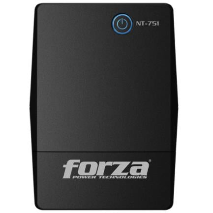 FORZA POWER TECHNOLOGIES - UPS Forza NT-751 Interactivo 750VA/375W 6 Salidas RJ11 Torre 120V Negro