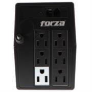 FORZA POWER TECHNOLOGIES - UPS Forza NT-1011 Interactivo 1000VA/500W 6 Salidas RJ11 Torre 120V Negro