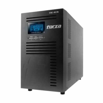 FORZA POWER TECHNOLOGIES - UPS Forza FDC-103K En Línea con Capacidad de 3000VA/3000W 120V 9-NEMA 40-70Hz Negro