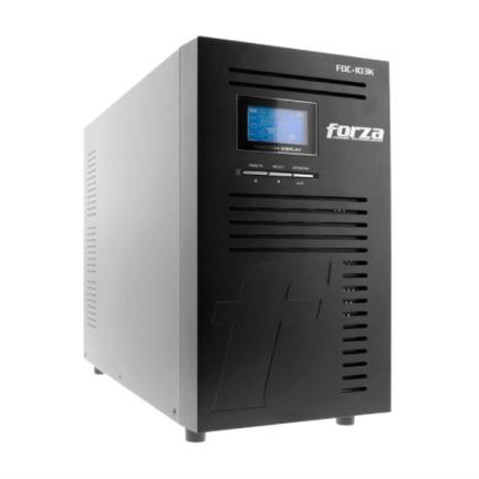FORZA POWER TECHNOLOGIES - UPS Forza FDC-103K En Línea con Capacidad de 3000VA/3000W 120V 9-NEMA 40-70Hz Negro