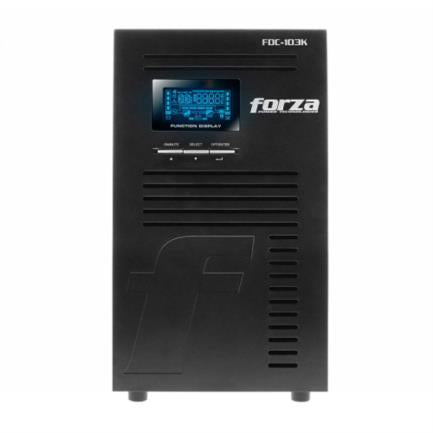 FORZA POWER TECHNOLOGIES - UPS Forza FDC-103K En Línea con Capacidad de 3000VA/3000W 120V 9-NEMA 40-70Hz Negro