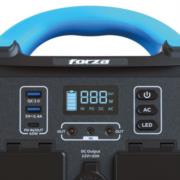 FORZA POWER TECHNOLOGIES - Generador Eléctrico Portátil Forza FPP-T300 300W Tomas 2AC/6DC 2 Ventiladores Pantalla LCD Panel de Control Integrado