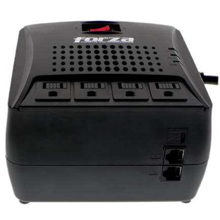 FORZA POWER TECHNOLOGIES - Regulador Automático de Voltaje Forza FVR-3001M 3000VA/1500W 4 Salidas RJ45-120V