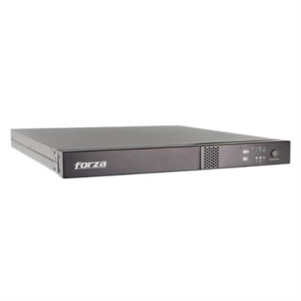 FORZA POWER TECHNOLOGIES - UPS Doble Conversión en Línea Forza FDC-1001RUL con Capacidad de 1000VA/800W Onda Senoidal Pura 3 Salidas 120V Negro