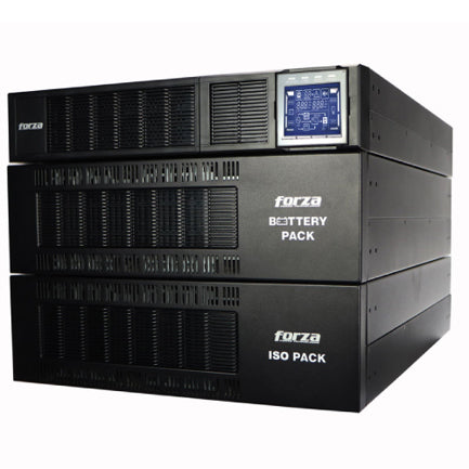 FORZA POWER TECHNOLOGIES - UPS Forza Doble Conversion en Linea FDC-110KMR-ISO 10.000VA / 10.000W ISO FP 120-240V Torre - Bastidor