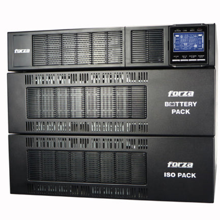 FORZA POWER TECHNOLOGIES - UPS Forza Doble Conversion en Linea FDC-110KMR-ISO 10.000VA / 10.000W ISO FP 120-240V Torre - Bastidor