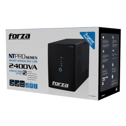 FORZA POWER TECHNOLOGIES - Forza NT-2401PRO Smart UPS 2400VA/1200W 120V 10-NEMA RJ45