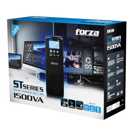 FORZA POWER TECHNOLOGIES - Forza ST-1501 Smart UPS 1500VA/900W 10-NEMA USB 1A/1C
