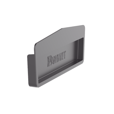 PANDUIT - Tapa Final Para Canaletas FiberRunner™ 12x4, de Instalación a Presión, Color Negro