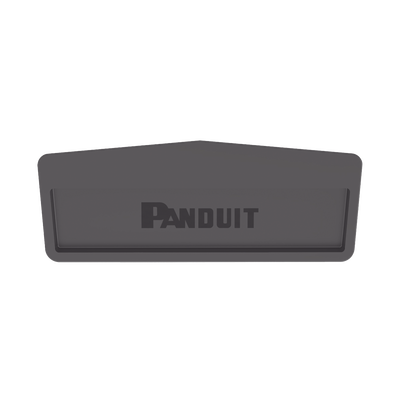 PANDUIT - Tapa Final Para Canaletas FiberRunner™ 12x4, de Instalación a Presión, Color Negro