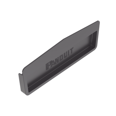 PANDUIT - Tapa Final Para Canaletas FiberRunner™ 12x4, de Instalación a Presión, Color Negro