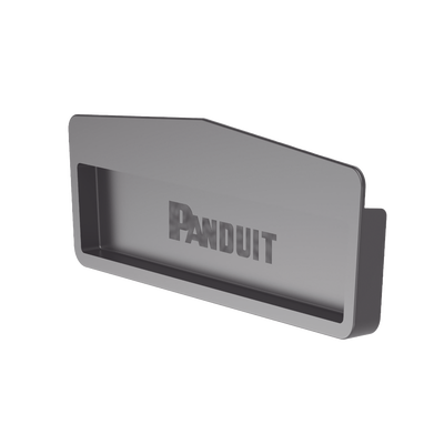 PANDUIT - Tapa Final Para Canaletas FiberRunner™ 12x4, de Instalación a Presión, Color Negro