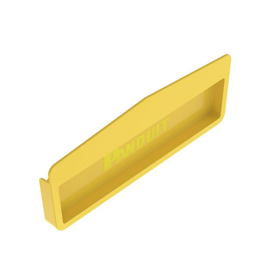 PANDUIT - Tapa Final Para Canaletas FiberRunner™ 12x4, de Instalación a Presión, Color Amarillo