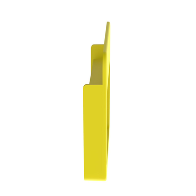 PANDUIT - Tapa Final Para Canaletas FiberRunner™ 4x4, de Instalación a Presión, Color Amarillo