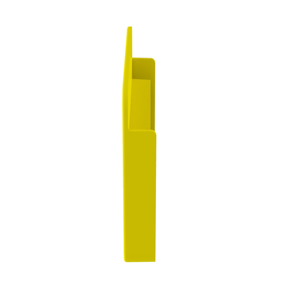 PANDUIT - Tapa Final Para Canaletas FiberRunner™ 4x4, de Instalación a Presión, Color Amarillo
