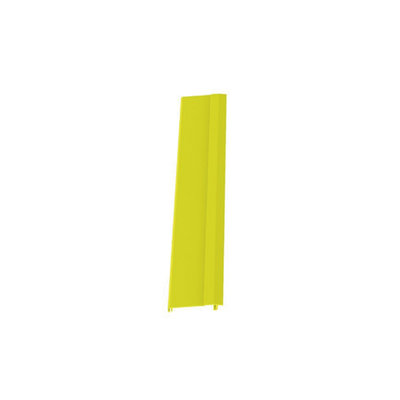 PANDUIT - Tapa Con Bisagra a Presión Para Canaleta FiberRunner™ FR12X4YL6, de PVC Rígido, Color Amarillo, 1.8 m de Largo