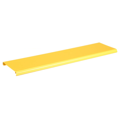 PANDUIT - Tapa Con Bisagra a Presión Para Canaleta FiberRunner™ FR6X4YL6, de PVC Rígido, Color Amarillo, 1.8 m de Largo