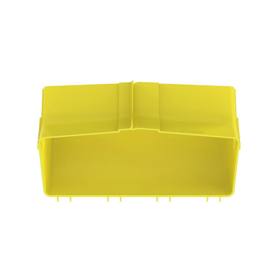 PANDUIT - Bajada Vertical Interior de 45º con Tapa, Para uso con Canaletas 12X4 FiberRunner™, Color Amarillo