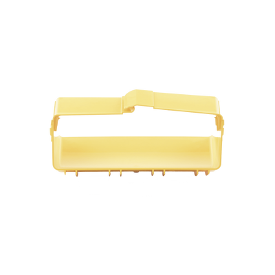 PANDUIT - Bajada Vertical Interior de 45º con Tapa, Para uso con Canaletas 12X4 FiberRunner™, Color Amarillo
