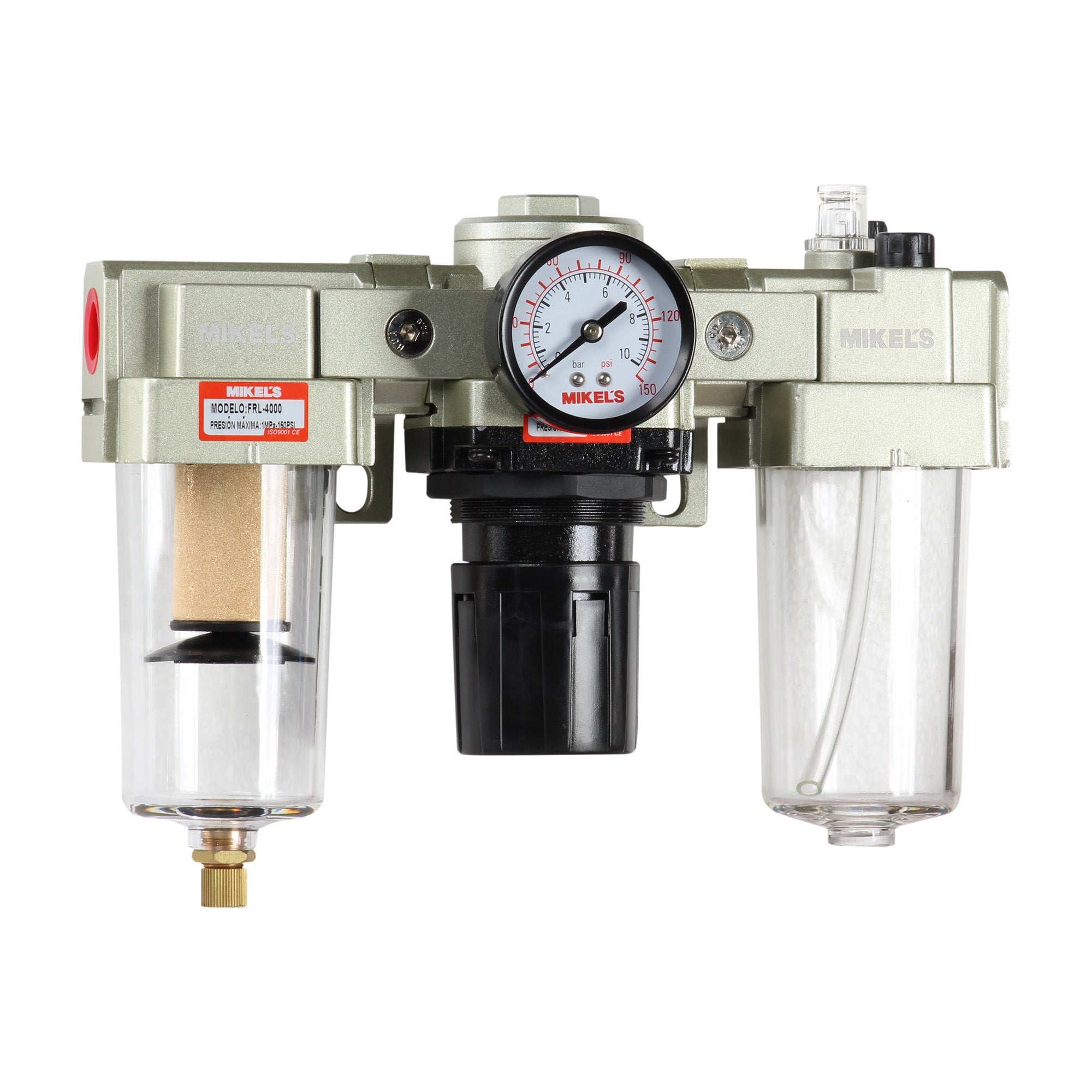 Filtro regulador y lubricador (1/2")
