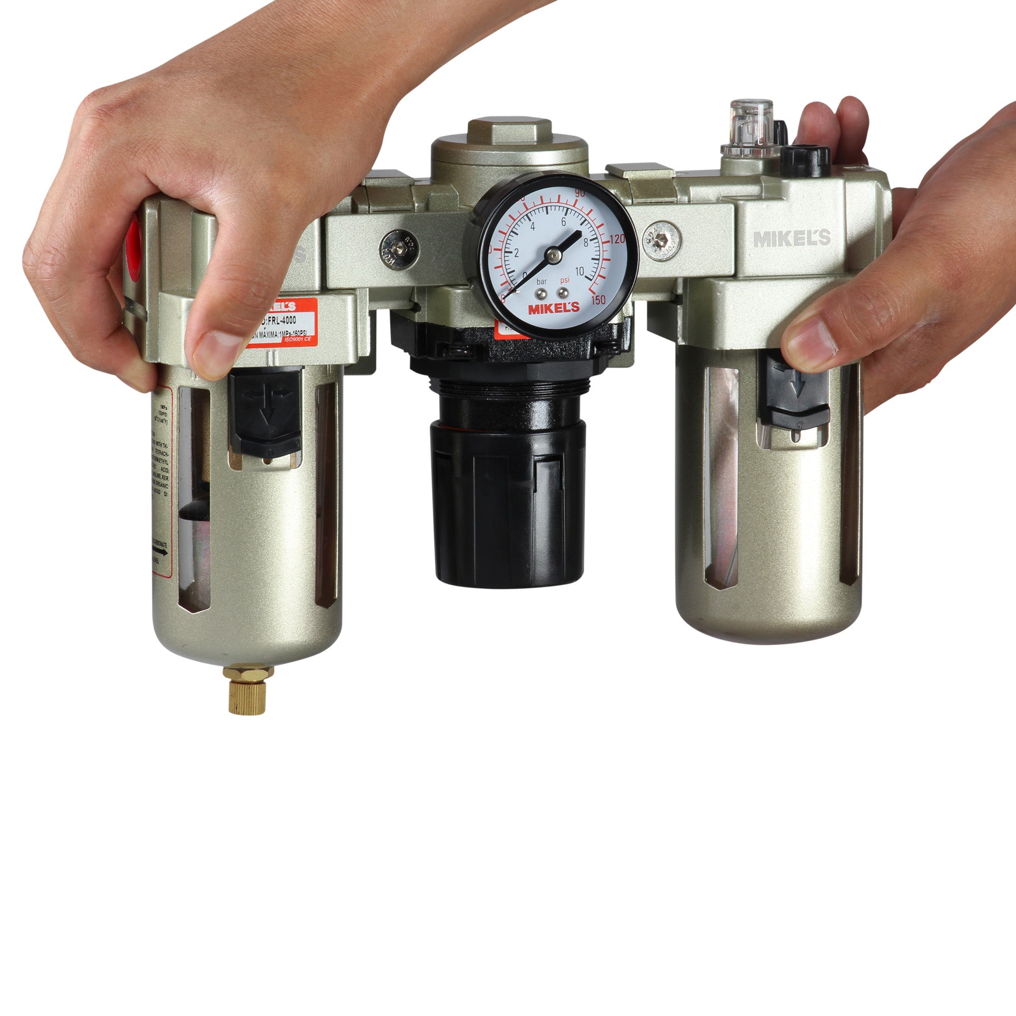 Filtro regulador y lubricador (1/2")