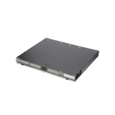 PANDUIT - Panel de Distribución de Fibra Óptica, Acepta 3 Placas FAP o FMP, Bandeja Deslizable, Hasta 72 Fibras, Color Negro, 1UR