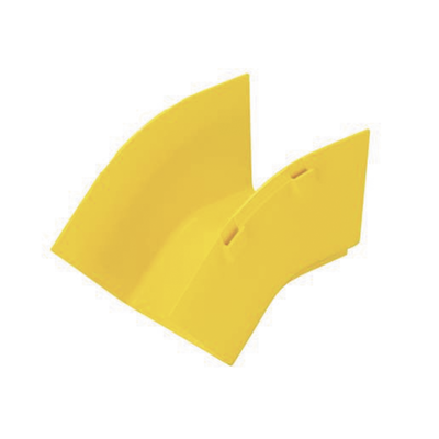 PANDUIT - Bajada Vertical Exterior de 45º sin Tapa, Para uso con Canaletas 4X4 FiberRunner™, Color Amarillo