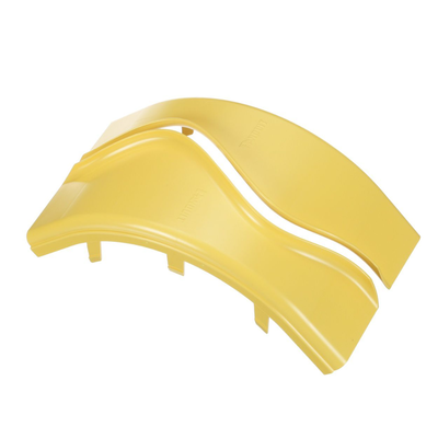 PANDUIT - Tapa de Bajada Vertical Exterior de 90º, Para uso con Canaletas 4X4 FiberRunner™, Color Amarillo