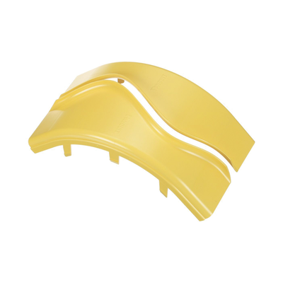 PANDUIT - Tapa de Bajada Vertical Exterior de 90º, Para uso con Canaletas 6X4 FiberRunner™, Color Amarillo