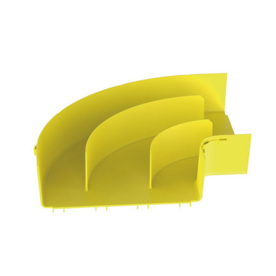 PANDUIT - Ángulo Recto a 90º Horizontal, Para Canaletas FiberRunner™ 12X4, Color Amarillo