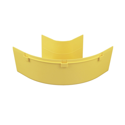 PANDUIT - Ángulo Recto a 90º Horizontal, Para Canaletas FiberRunner™ 4X4, Color Amarillo