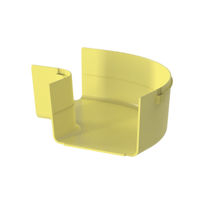 PANDUIT - Ángulo Recto a 90º Horizontal, Para Canaletas FiberRunner™ 6X4, Color Amarillo