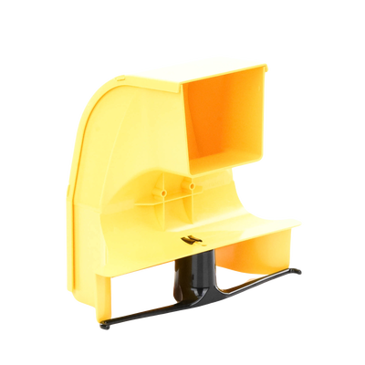 PANDUIT - Bajada Para Canaleta FiberRunner™, Uso con Medidas 4x4, 6X4, 12X4, o 24X12, Con Reducción a 4X4, Color Amarillo