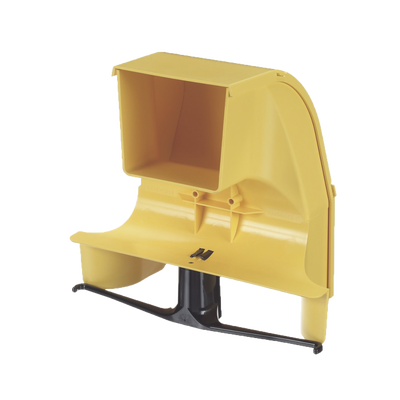 PANDUIT - Bajada Para Canaleta FiberRunner™, Uso con Medidas 4x4, 6X4, 12X4, o 24X12, Con Reducción a 4X4, Color Amarillo