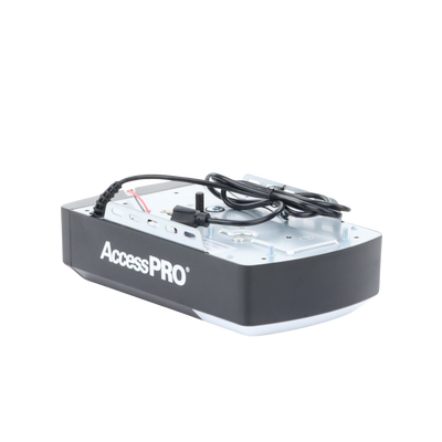 ACCESSPRO - Motor P/ Puertas Garage / 1/2HP / Silencioso  / Incluye Riel 3 Mts tipo C / Compatible con Riel tipo T / 2 Controles Inalámbricos Visera / 1 Control Inalámbrico Pared / Apertura Mediante App / Conexion Cerradura Electica.