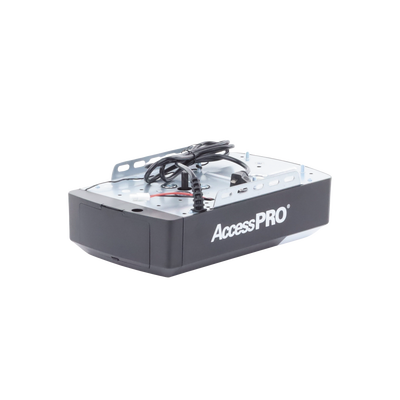 ACCESSPRO - Motor P/ Puertas Garage / 1/2HP / Silencioso  / Incluye Riel 3 Mts tipo C / Compatible con Riel tipo T / 2 Controles Inalámbricos Visera / 1 Control Inalámbrico Pared / Apertura Mediante App.
