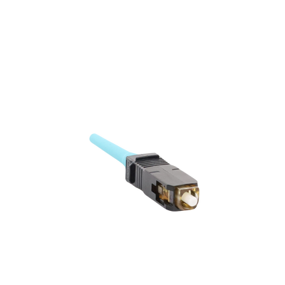 PANDUIT - Conector de Fibra Óptica SC Simplex OptiCam, Multimodo 50/125 OM3/OM4, Pre-pulido, Color Aqua