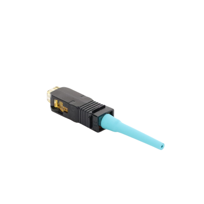 PANDUIT - Conector de Fibra Óptica SC Simplex OptiCam, Multimodo 50/125 OM3/OM4, Pre-pulido, Color Aqua
