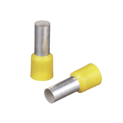 PANDUIT - Ferrule Aislado Para Cables 4 AWG, PIN de 16 mm de Longitud, Mango Color Amarillo, Paquete de 50pz