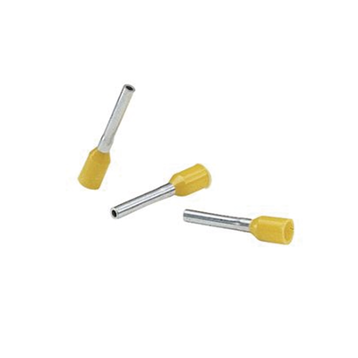 PANDUIT - Ferrule Aislado Para Cables 4 AWG, PIN de 16 mm de Longitud, Mango Color Amarillo, Paquete de 50pz