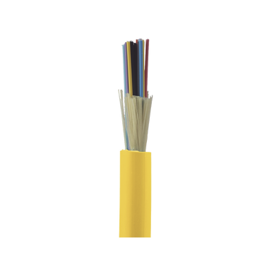 PANDUIT - Cable de Fibra Óptica de 24 Hilos, Monomodo OS2 9/125, Interior, Tight Buffer 900um, No Conductiva (Dieléctrica), OFNP (Plenum), Precio Por Metro
