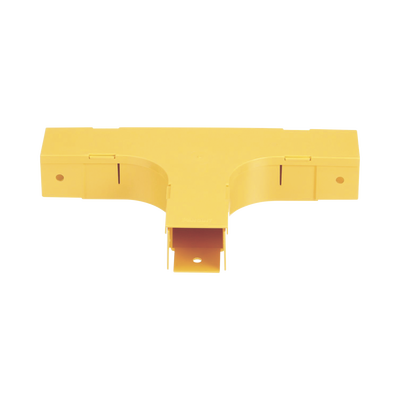 PANDUIT - Accesorio en T Horizontal, Con Ángulos a 90º, Para Canaletas FiberRunner™ 2X2, Color Amarillo