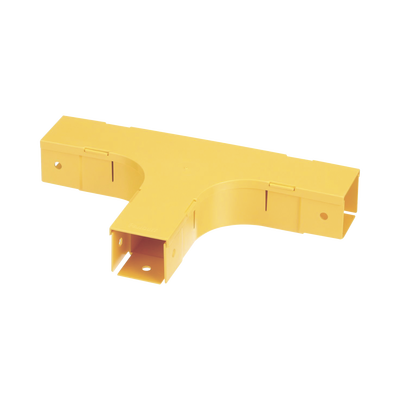 PANDUIT - Accesorio en T Horizontal, Con Ángulos a 90º, Para Canaletas FiberRunner™ 2X2, Color Amarillo
