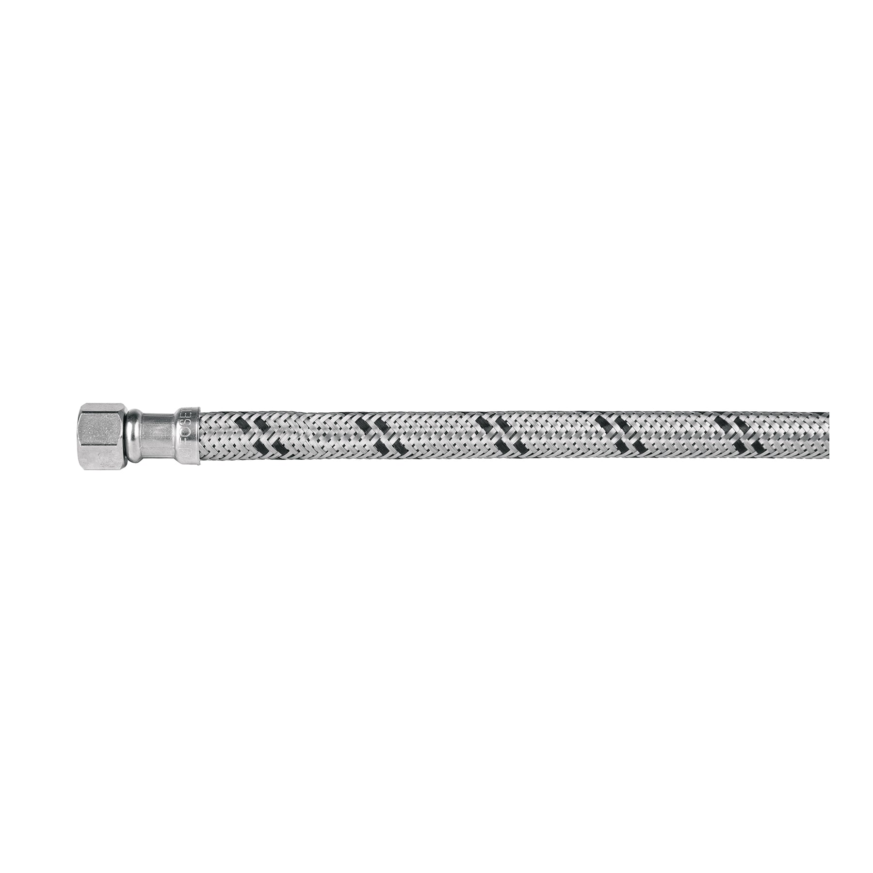 Manguera 'T' lavabo/fregadero,acero inox,3/8'x1/2'x1/2',55cm
