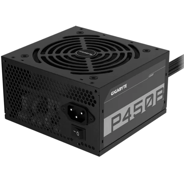 GIGABYTE - Fuente de Poder Gigabyte P450B 450W ATX 12V 80 Plus Bronze Fan 20+4 pin 120mm Negro