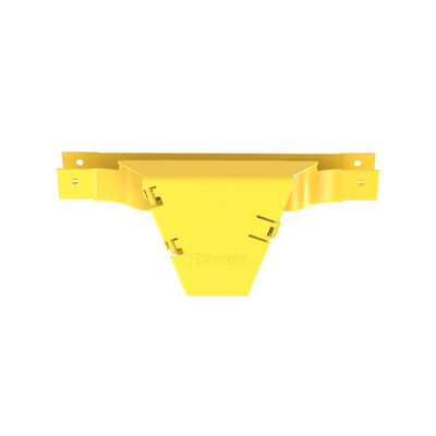 PANDUIT - Accesorio en T con Conexión Horizontal y Bajada Vertical a 90º, Para Canaletas FiberRunner™ 2x2, Color Amarillo