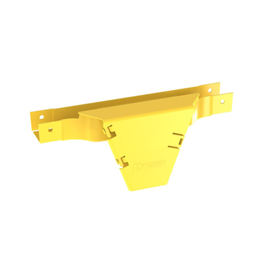 PANDUIT - Accesorio en T con Conexión Horizontal y Bajada Vertical a 90º, Para Canaletas FiberRunner™ 2x2, Color Amarillo