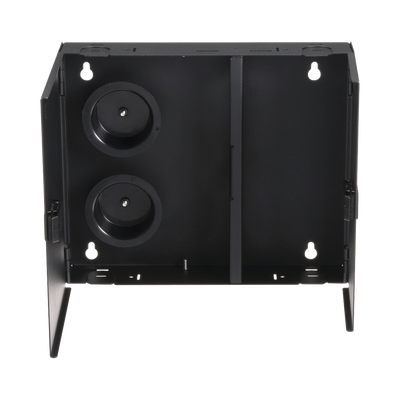 PANDUIT - Caja de Conexión de Fibra Óptica, Para Montaje en Pared, Acepta 2 Placas FAP o FMP, Hasta 48 Fibras, Color Negro