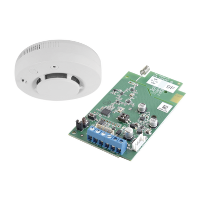 HONEYWELL - Transceptor FWTRANS9F con Sensor de Humo Inamabrico FWSMK
